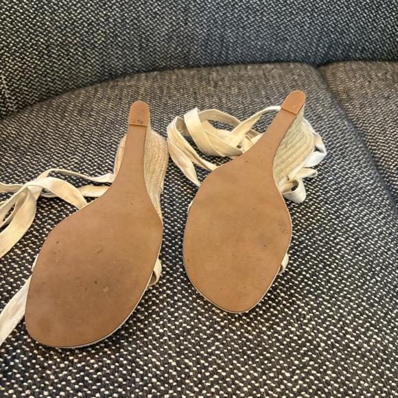 Reformation Alessa Lace Up Wedge Espadrille - Picture 3 of 3